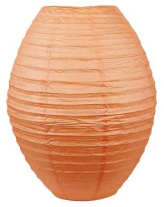 Stropní lampa oranžová papírová3491400-18