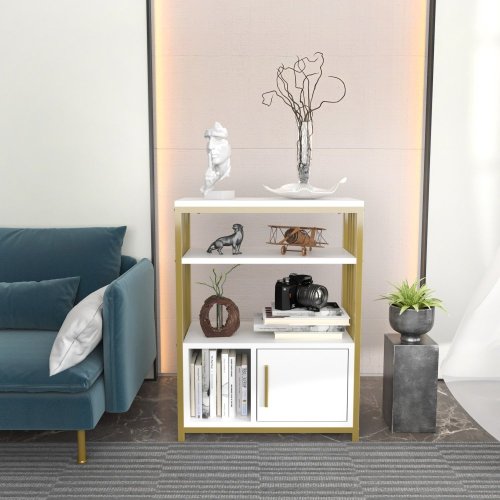 Knihovna Letos - White, Gold