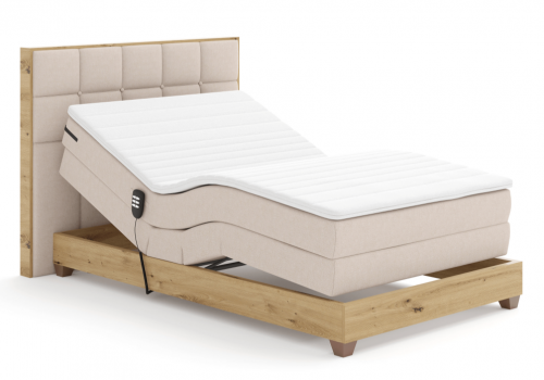 Elektrická polohovacia boxspringová posteľ TINA - ROZMER LÔŽKA: 160 x 200 cm