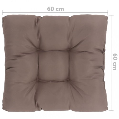Voděodolná poduška na sedák 60x60 cm Dekorhome