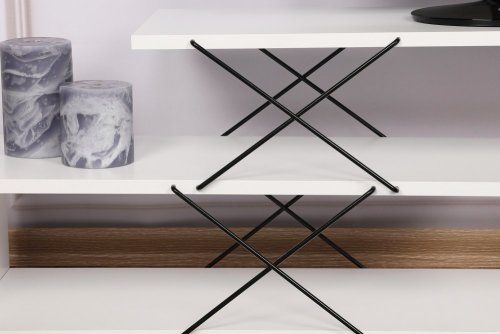 TV stolek Zigzag - White