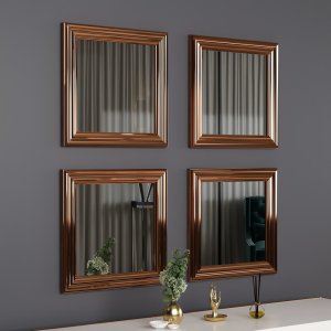 Mirror Set (4 Pieces) Loza - Bronze