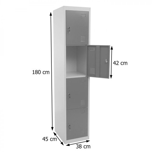Kancelářská uzamykatelná skříňka T163