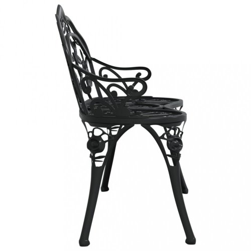 Zahradní lavice 100 cm litý hliník Dekorhome