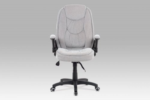 Kancelárska stolička KA-G303 SIL2 sivá / strieborná