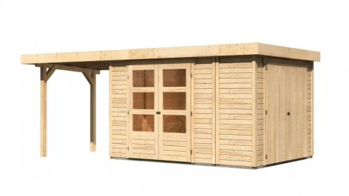 Dřevěný zahradní domek RETOLA 4 Dekorhome - ŠÍŘKA: 578 cm