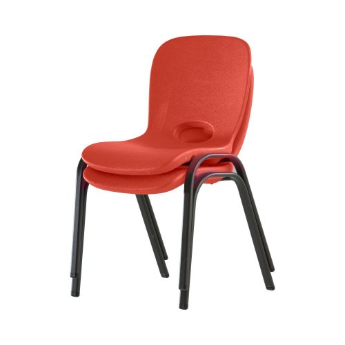 Dětská židle HDPE Dekorhome - BAREVNÁ VARIANTA: Červená