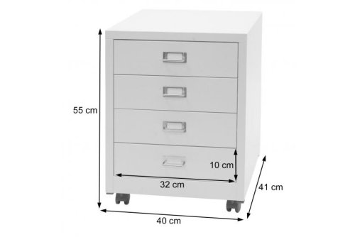Kancelářský kontejner L49 4 zásuvky