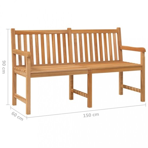 Zahradní lavice masivní teak Dekorhome