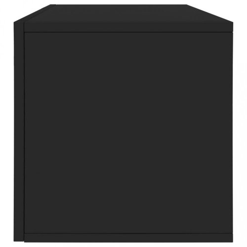 Úložný box na LP desky dřevotříska Dekorhome - BAREVNÁ VARIANTA: Černá