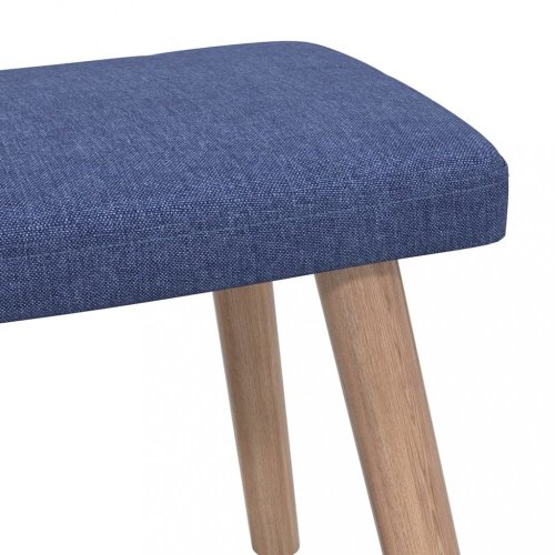 Relaxační křeslo s podnožkou látka Dekorhome