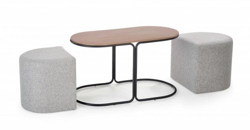 Set konferenční stolek a taburety PAMPA