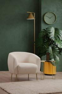 Kreslo ušiak Eses Cream - Wing