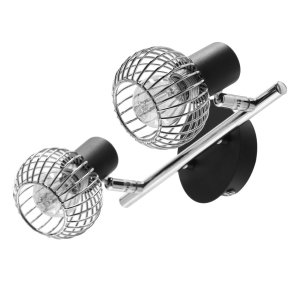 Nástěnná lampa Oslo Strip e14 černá/chrom