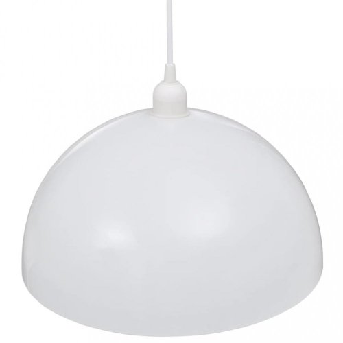 Závěsná lampa s nastavitelnou výškou 2 ks kov Dekorhome - BAREVNÁ VARIANTA: Bílá