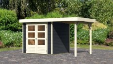 Dřevěný zahradní domek ASKOLA 2 s přístavkem 150 Dekorhome