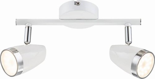Stropní nástěnná lampa pásková bílá bodová LED 2x40W Blanca