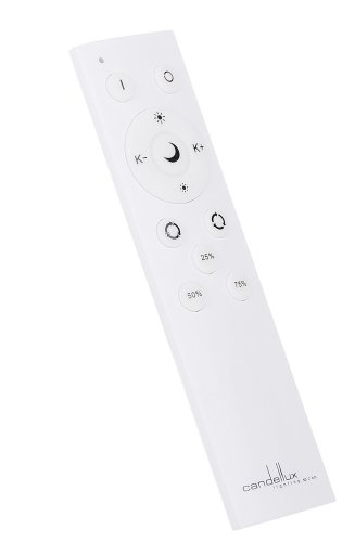 Stropní svítidlo bílé LED 38,5 cm s nastavitelným jasem barvy + dálkové ovládání Calipso