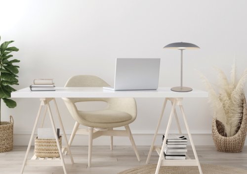 Stolní lampa bílá LED 10,5W Lund Ledea