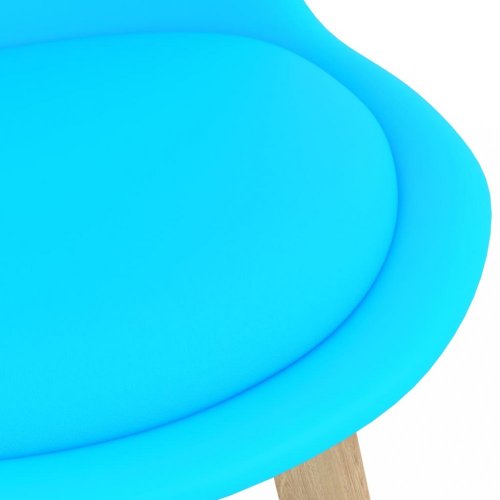 Barová stolička 2 ks Dekorhome - BAREVNÁ VARIANTA: Svetlo modrá