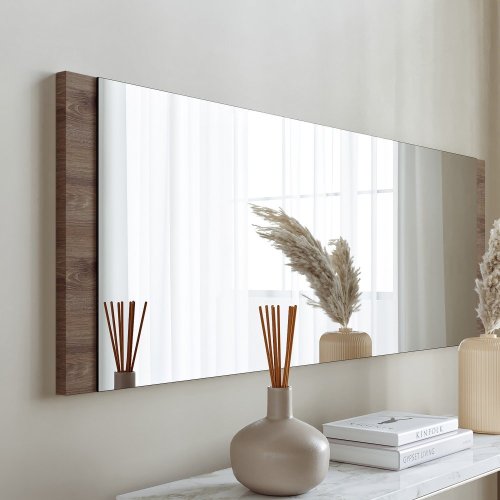 Zrkadlo Boy Aynası Dekoratif Basic Ceviz 40x120