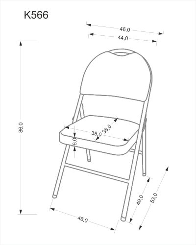 Skladací stolička K566