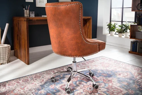 Chesterfield kancelářské křeslo KELEOS Dekorhome