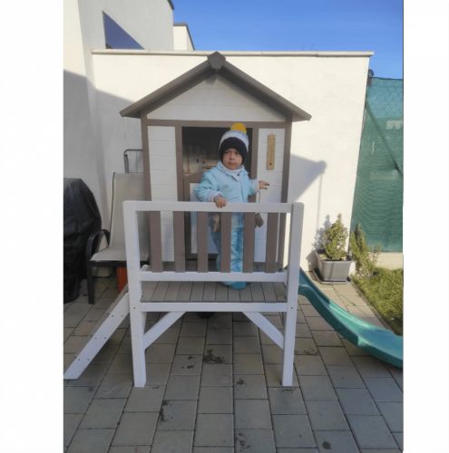 Detský záhradný domček ADAM - BAREVNÁ VARIANTA: Biela