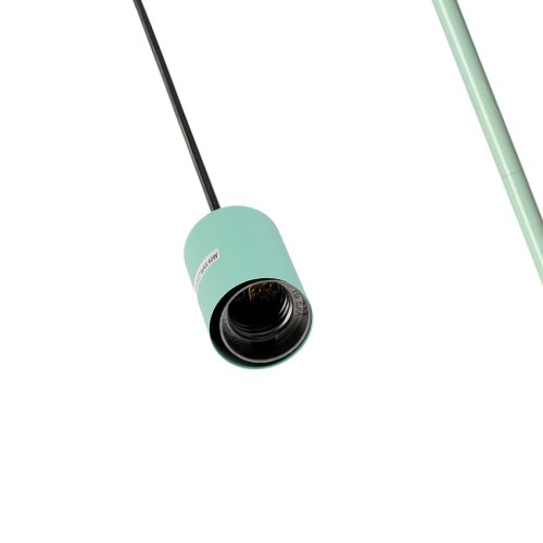 Čierno-zelená stojaca lampa Walk