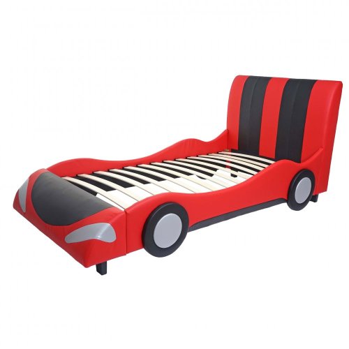 Dětská postel auto HWC-E14 - BAREVNÁ VARIANTA: Červená