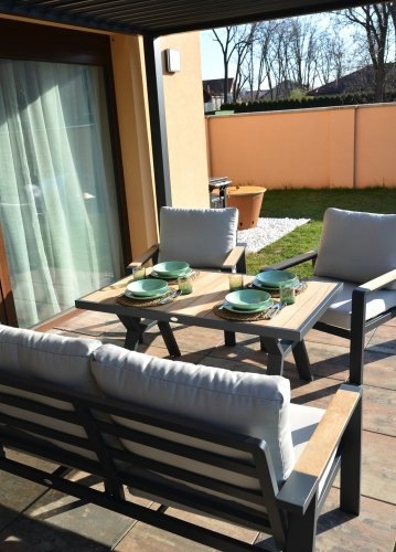 Záhradné kreslo 2 ks ROTTERDAM DUO