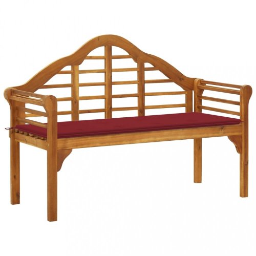 Zahradní lavice s poduškou 135 cm Dekorhome