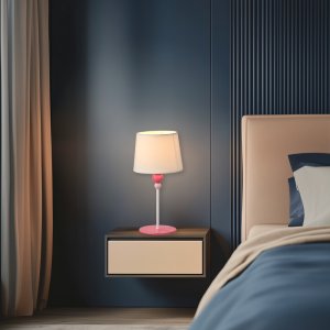 Dětská bílá kancelářská stolní lampa 60W E27 Bebe