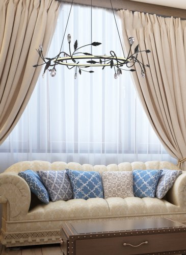 Apeti Giaros LED čierna stropná závesná lampa 4000K