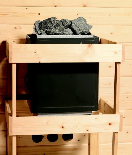 Venkovní finská sauna 196 x 196 cm Dekorhome - BAREVNÁ VARIANTA: Šedá