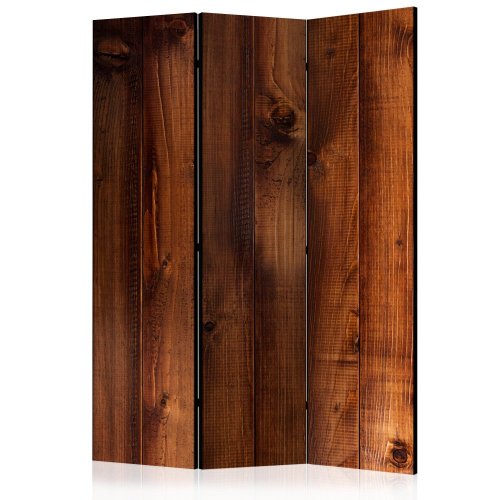 Paraván Pine Board Dekorhome - ROZMĚR: 135x172 cm (3-dílný)