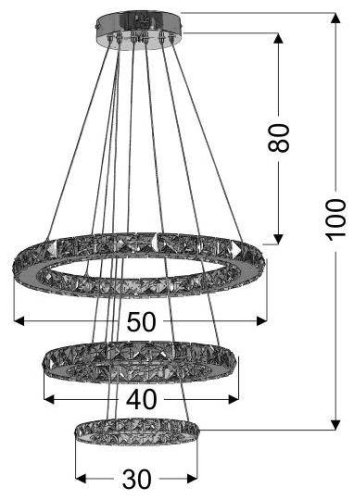 Závěsná lampa LORDS LED RGB