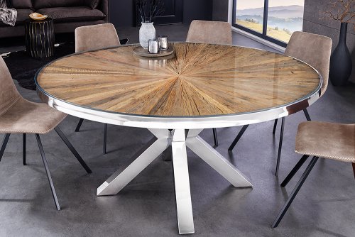 Jedálenský stôl IDAIA Dekorhome - PRIEMER: 140 cm