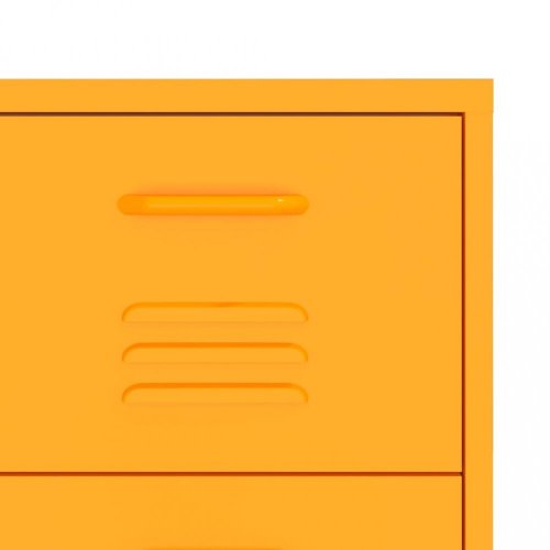 Kancelárska skrinka kov Dekorhome - BAREVNÁ VARIANTA: Oranžová