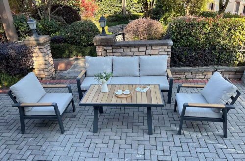 Záhradné kreslo 2 ks ROTTERDAM DUO