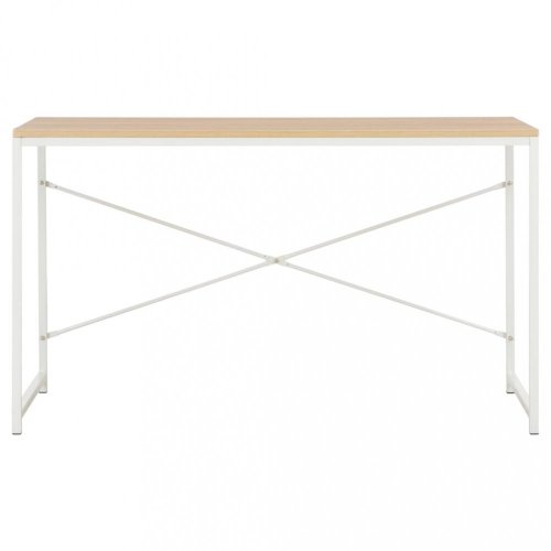 Písací stôl 120x60 cm drevotrieska / oceľ Dekorhome - BAREVNÁ VARIANTA: Čierna