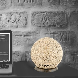 Stolná lampa BALLE - Ecru