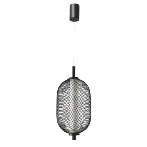 Závesná lampa PUMA s drôteným tienidlom 15 x 30 cm – dizajnová stolová LED lampa 3000K