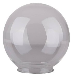 Okrúhle sklenené tienidlo bezfarebné E27 pre baletné lampy