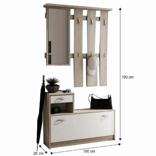 Předsíňová sestava VIRA - MECKI