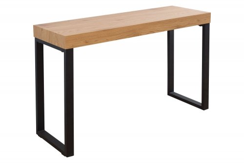 Písací stôl ASTERIOS Dekorhome - BAREVNÁ VARIANTA: Čierna / dub