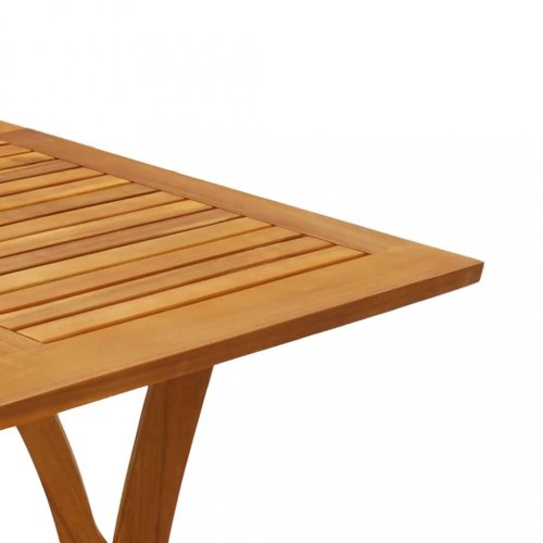 Zahradní stůl 110 x 110 x 75 cm masivní akáciové dřevo