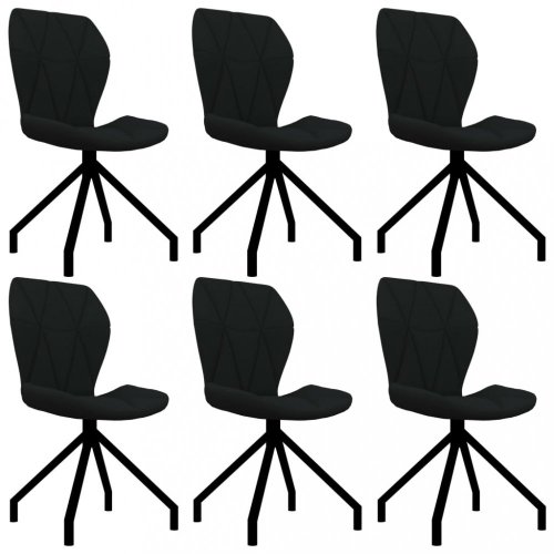 Jídelní židle 6 ks umělá kůže Dekorhome - BAREVNÁ VARIANTA: Vínová