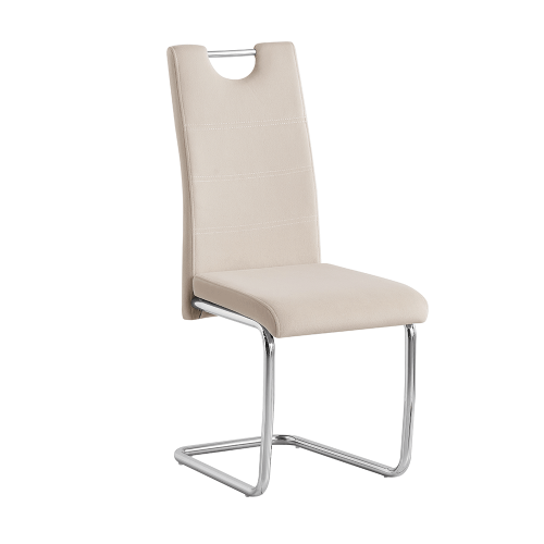 Jídelní židle ABIRA NEW látka / chrom - BAREVNÁ VARIANTA: Smaragdová