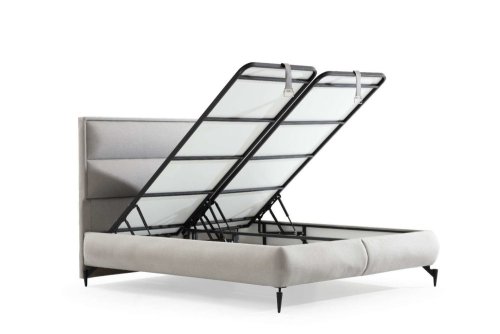 Rám manželskej postele s čelom Fresh 150 x 200 - Grey